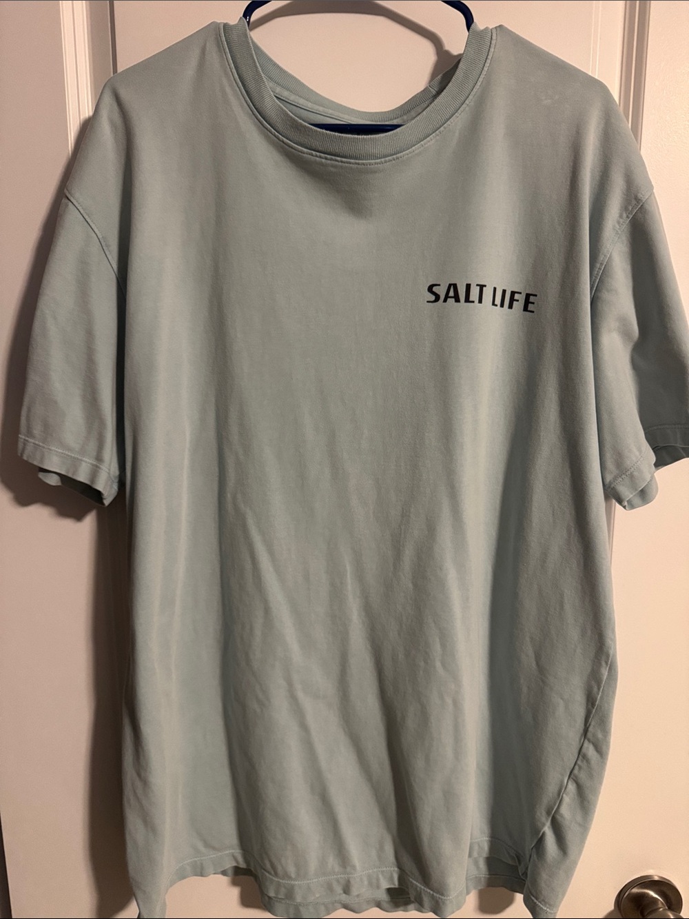 Salt Life Light Aqua Short-Sleeve Crew Tee